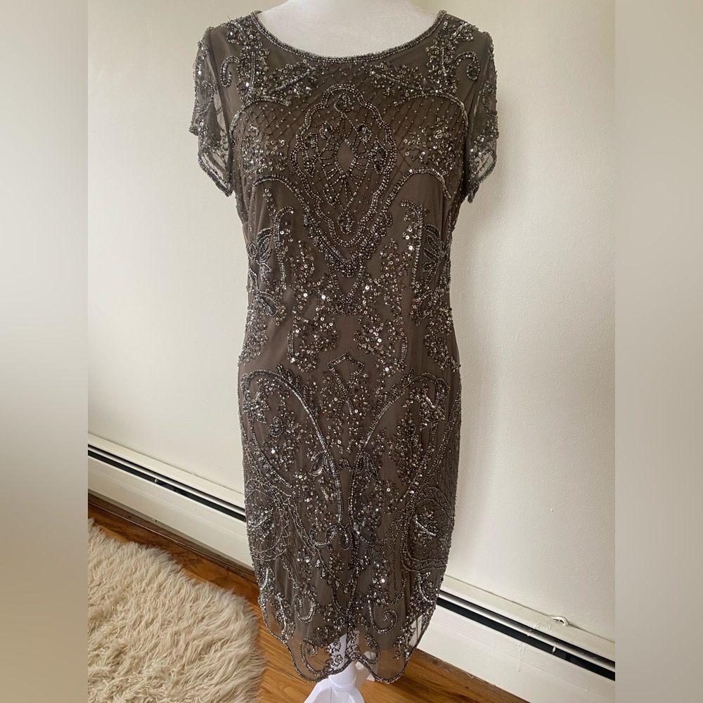 Art Deco Beaded Cocktail Dress Never Worn